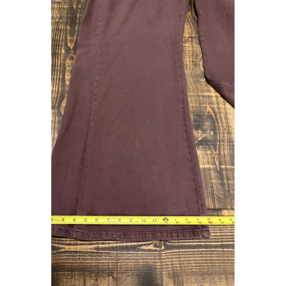 NWT Anthropologie Pilcro Tie Waist Wide Leg Pants L Tall Cocoa - Picture 11 of 11